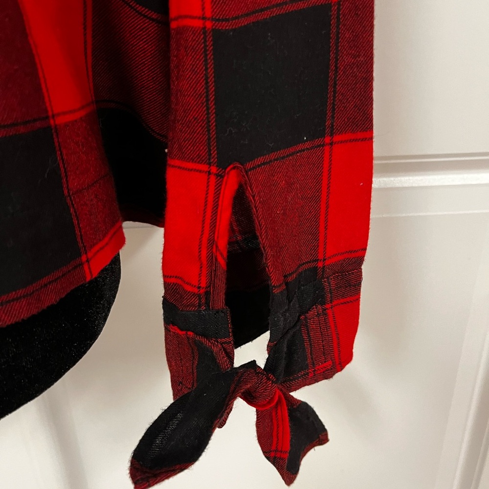 Express Buffalo Plaid Short Flannel Shirt - Picture 3 of 5